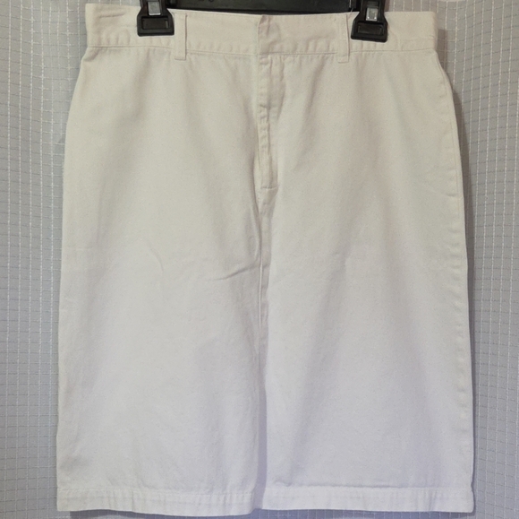 Old Navy Pencil Skirt Size 10 White - Picture 1 of 7
